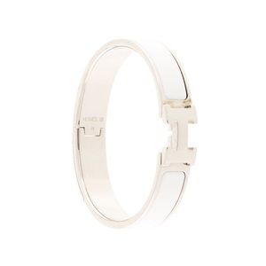 Hermès H Logo Clic Clac bracelet (EUC)